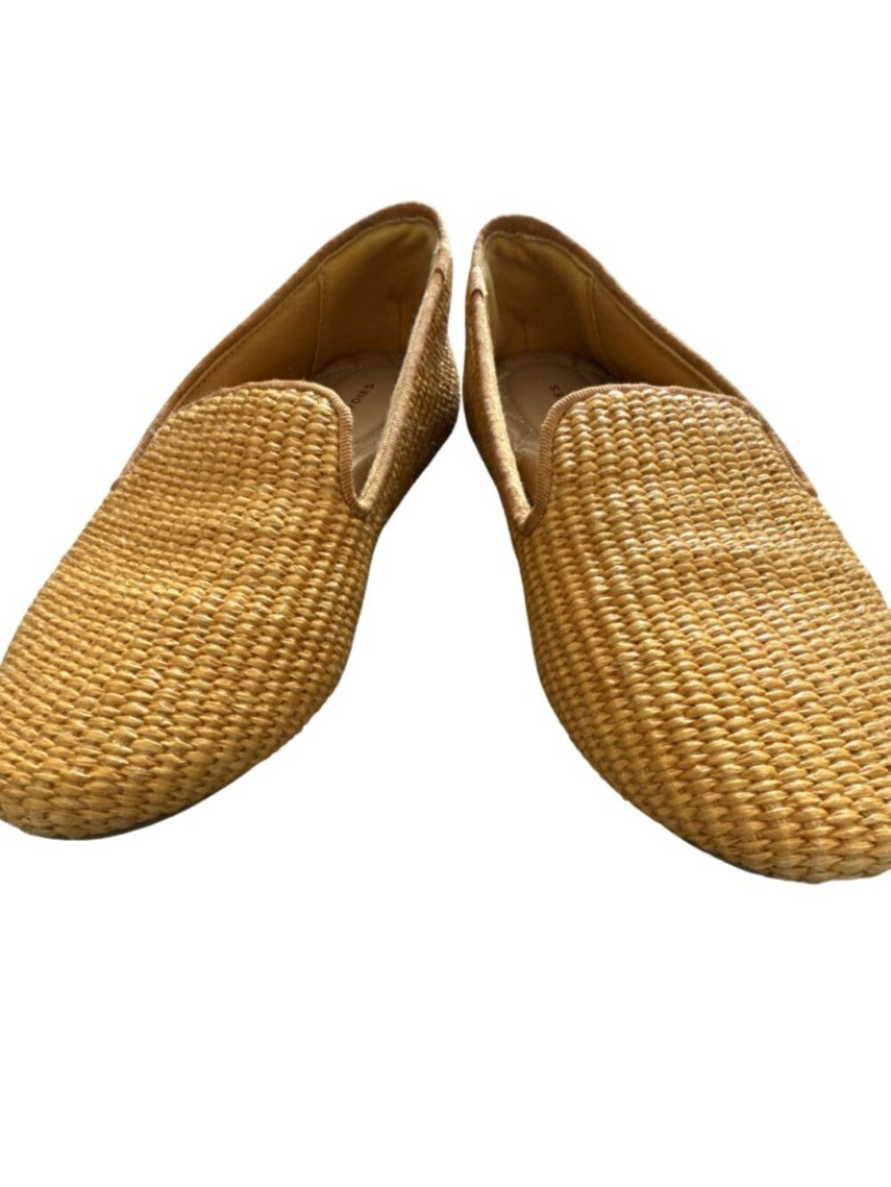 Birdies Woven Raffia Flats Loafers  (Size 6)